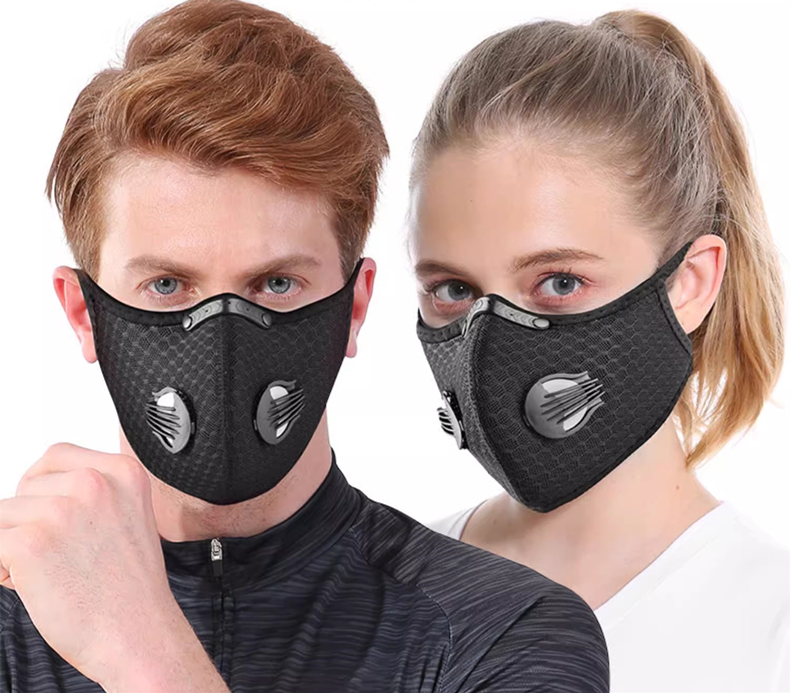 Dust Mask Construction - Велосипедная маска, спортивная, многоразовая, с возможностью