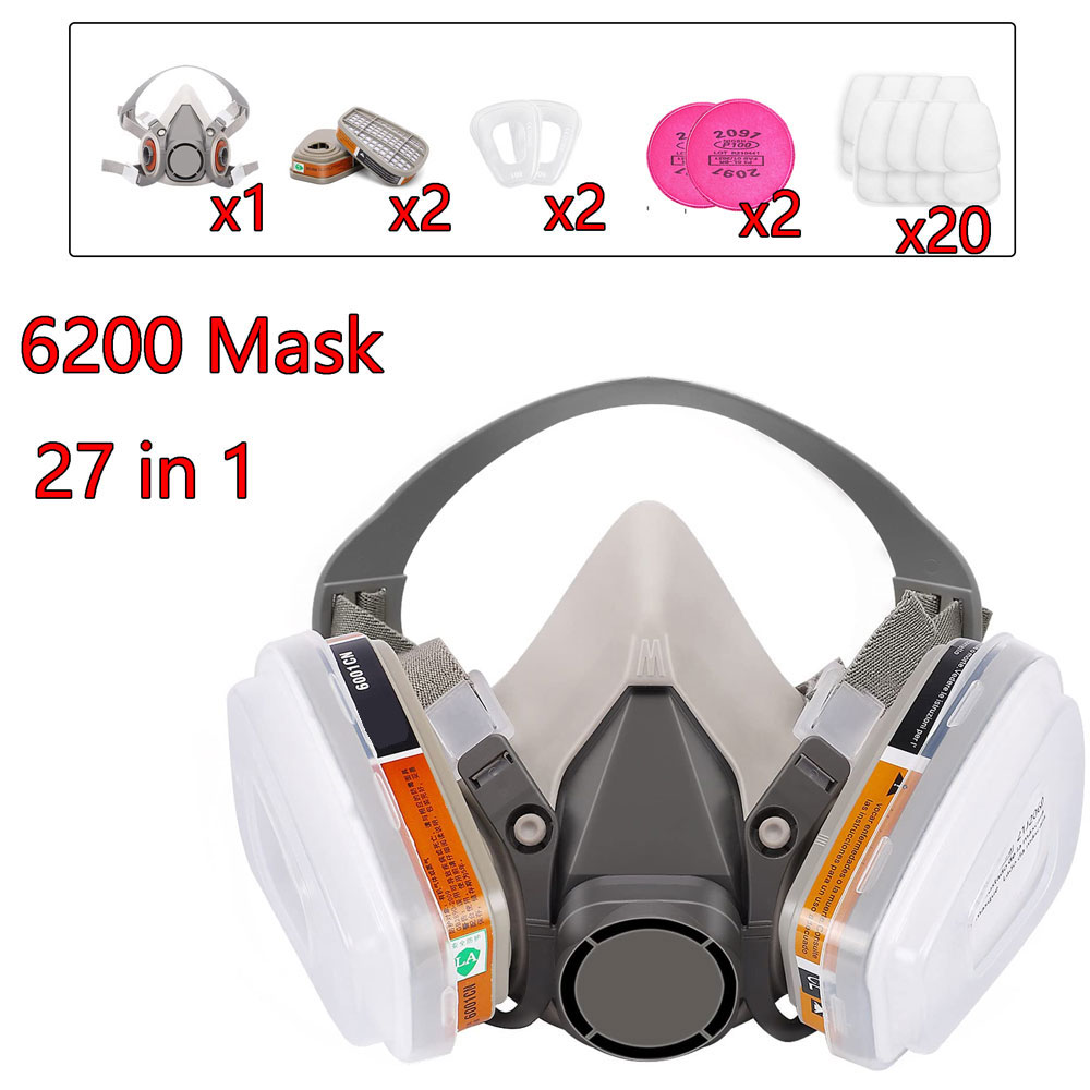 Dust Mask Construction - Противогаз 6200 с комплектом для покраски