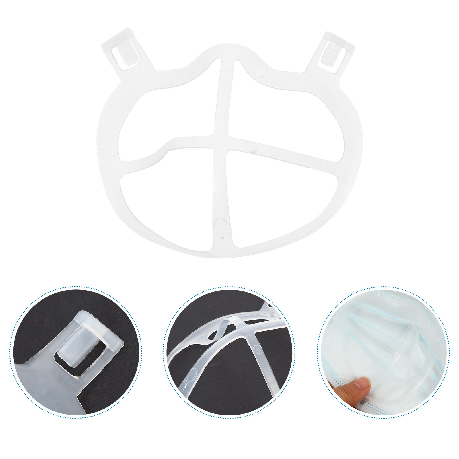 10 шт. ультратонких дышащих си – обзор и цена Silicone Mask Bracket
