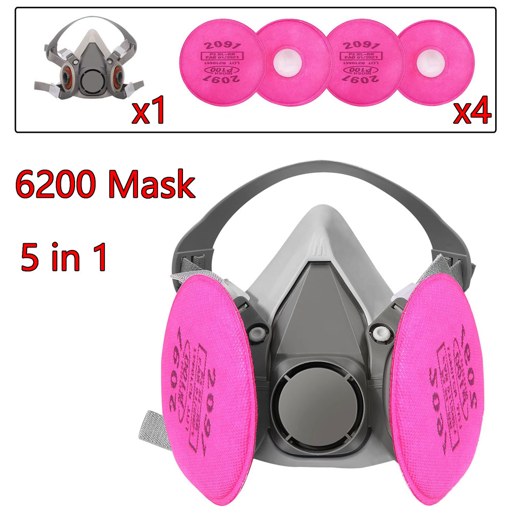 Противогаз 6200 с комплектом д – обзор и цена Dust Mask Construction